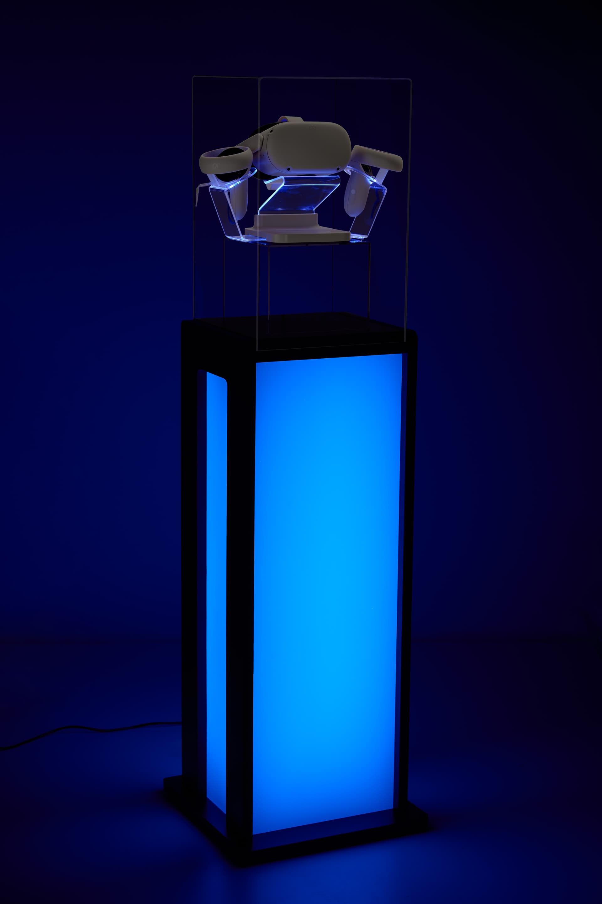  Acrylic display pedestal with LED lights 
