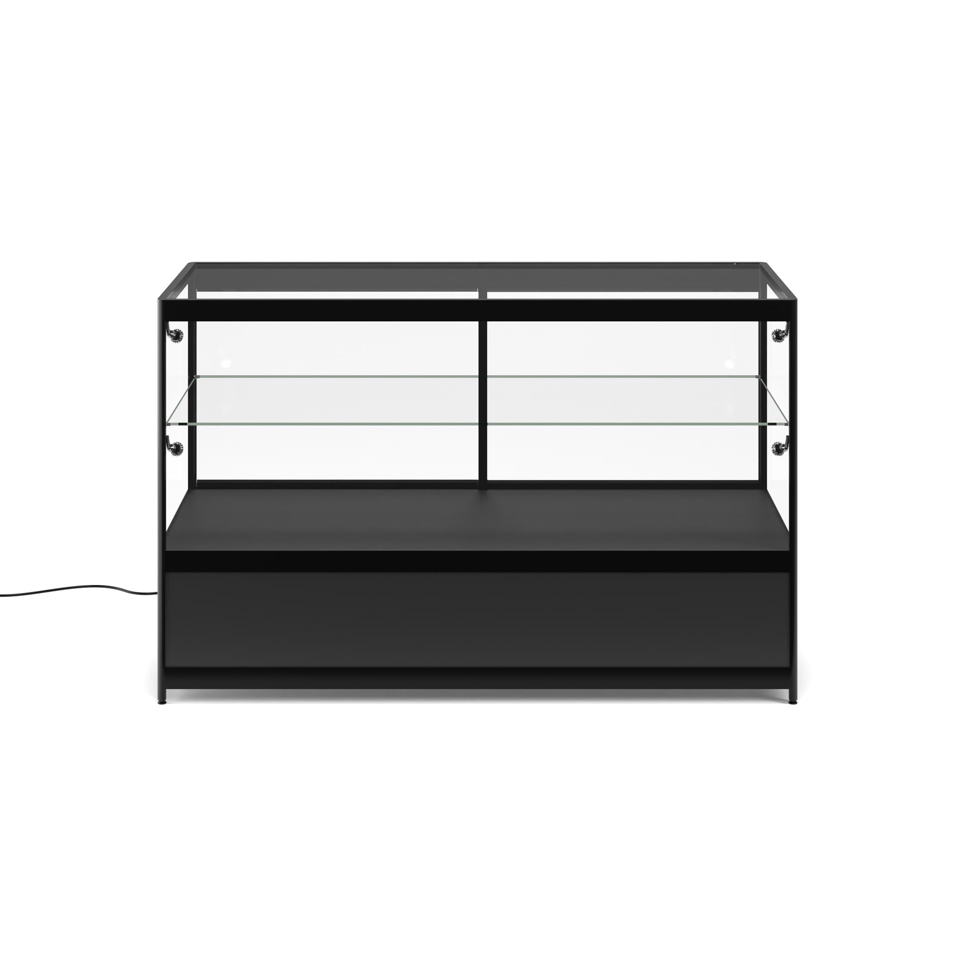 Lighted Glass Display Counter with glass top
