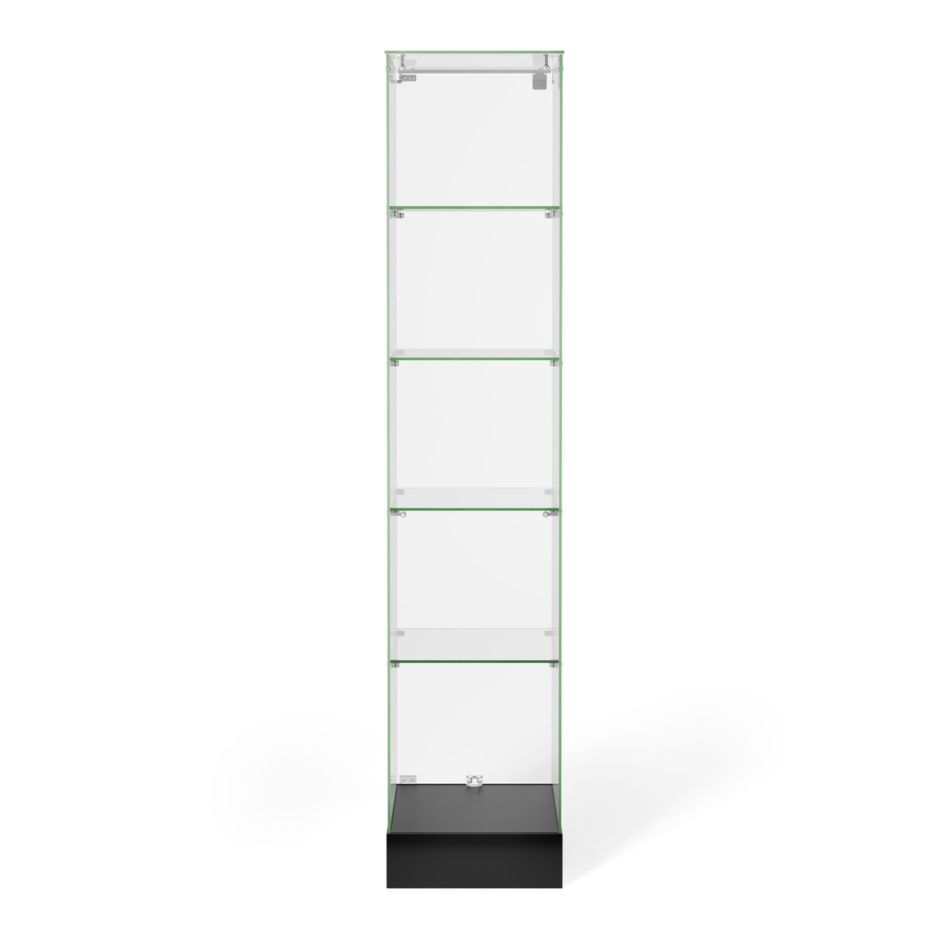 Tower display with small footprint