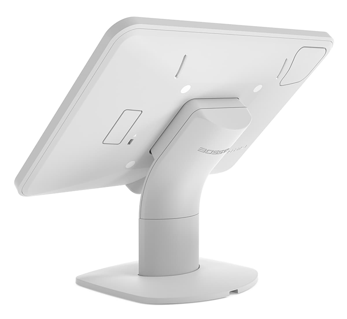 Countertop Samsung Galaxy tablet holder with 40 degree tilt for optimal user experience