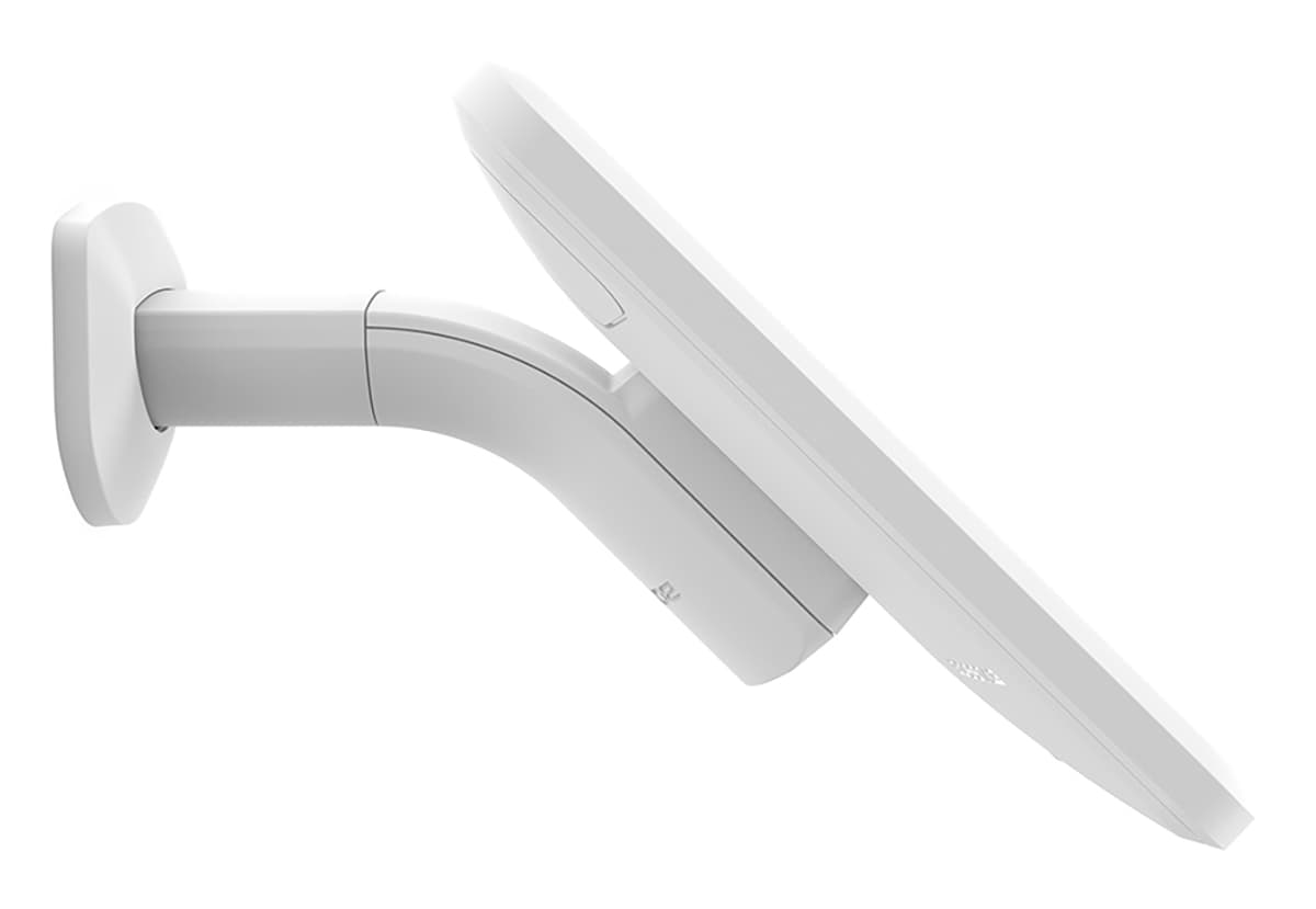Countertop Samsung Galaxy tablet holder with optional wall mounting capabilities