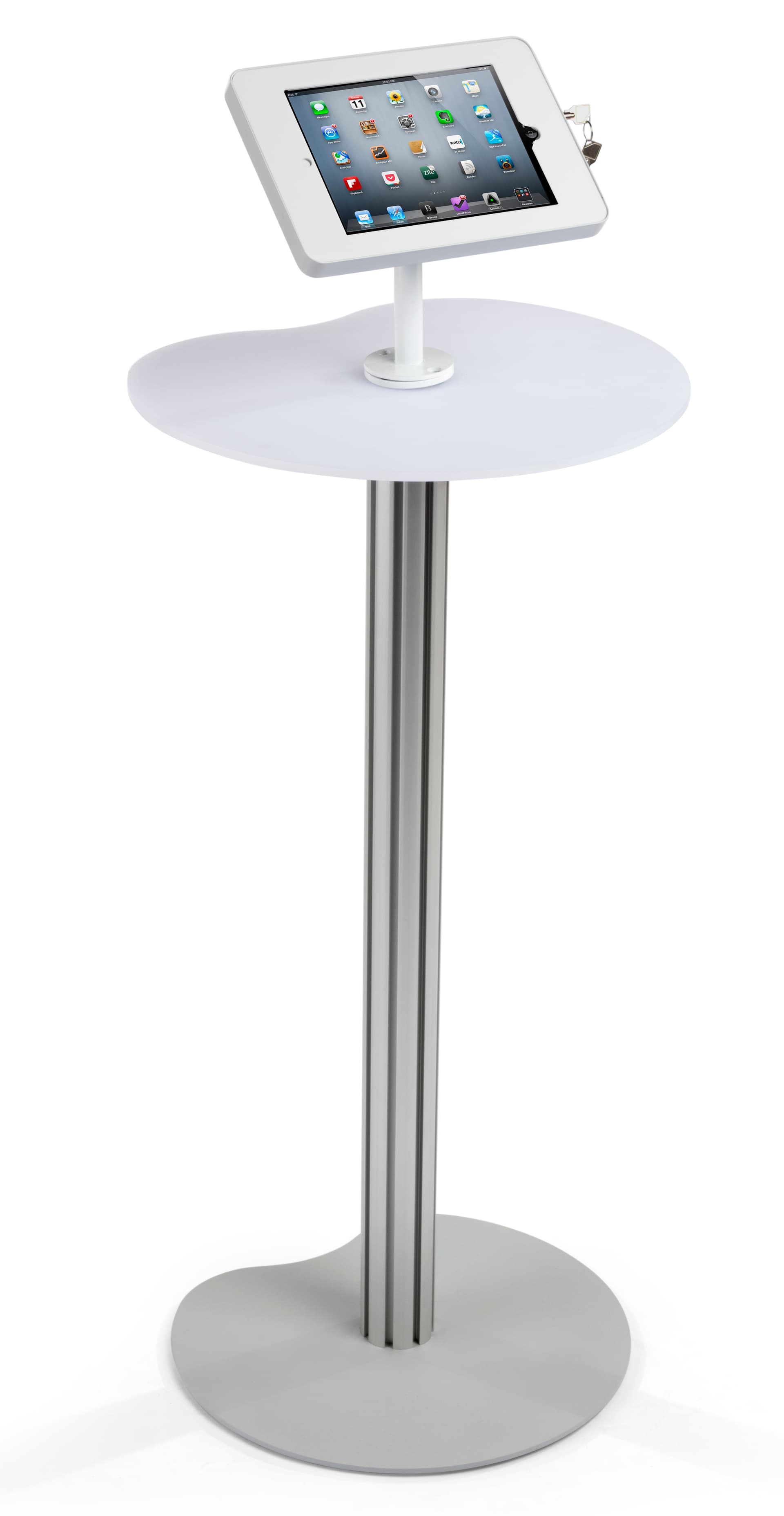 iPad Display Podium with Rounded Base