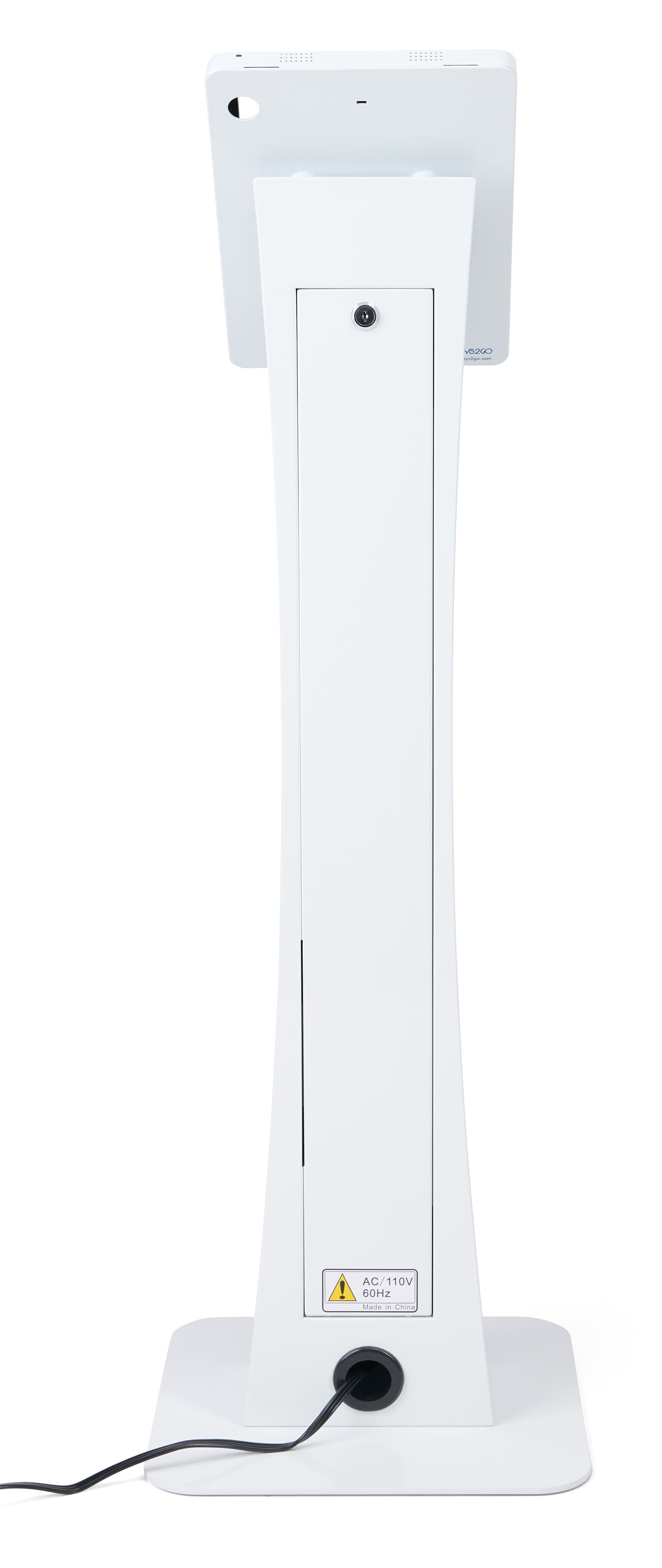 Edge-lit iPad kiosk is compatible with 10.2, 11 and 12.9