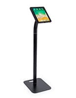 iPad pro floor stand holder with anti-theft enclosure 