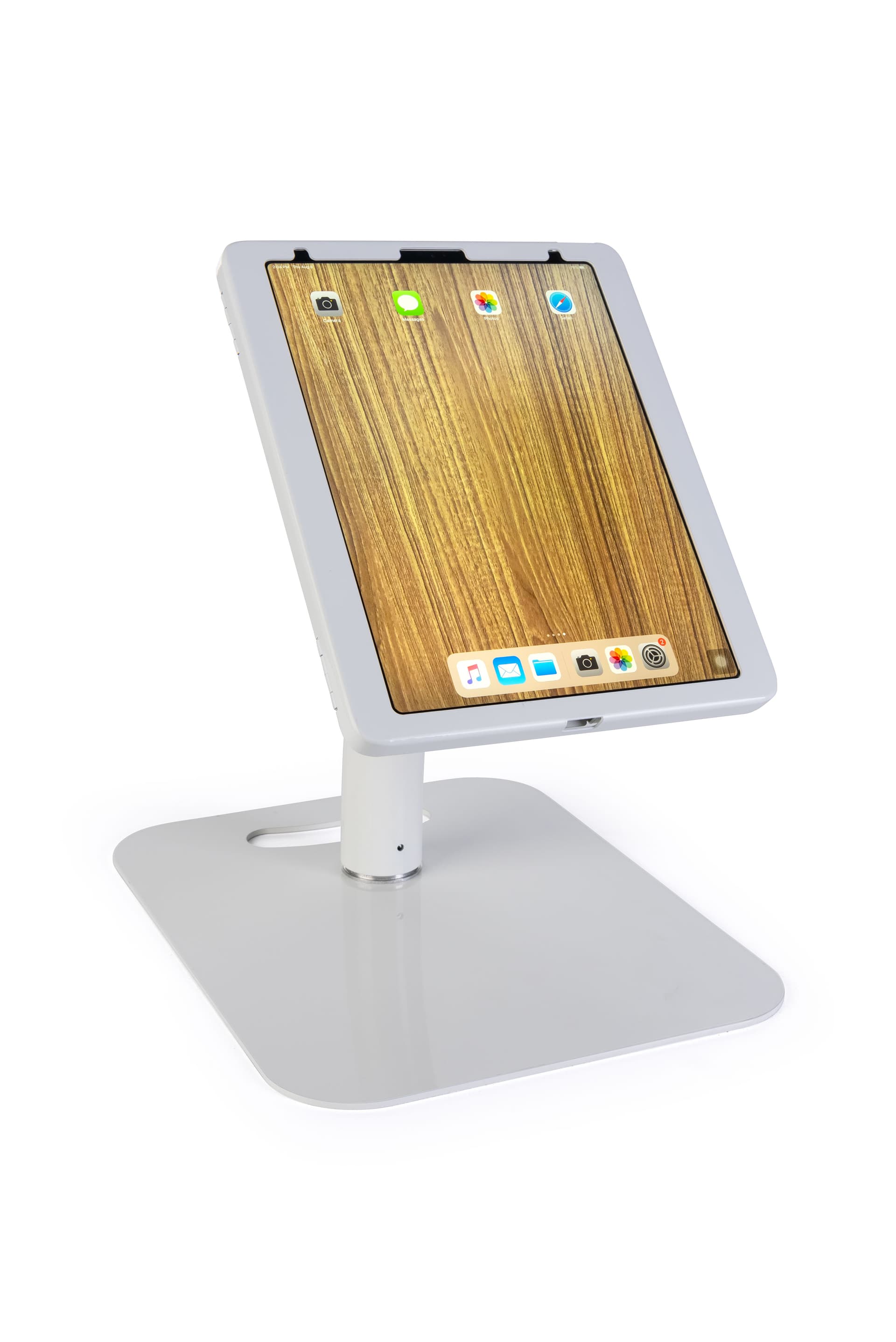 Adjustable 12.9 iPad pro stand for countertops and tables 
