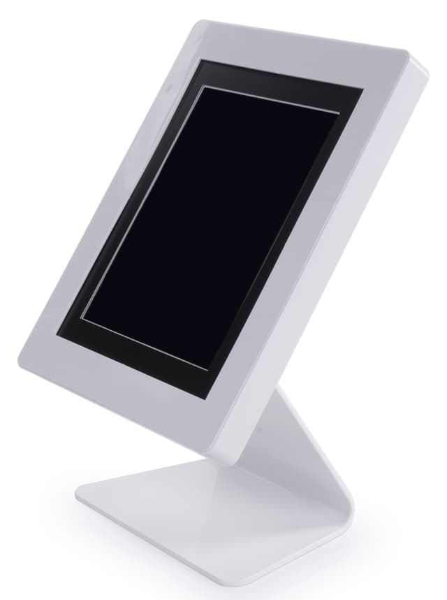 Tablet Counter Stand | Tabletop Display with (2) Orientations | Displays2Go