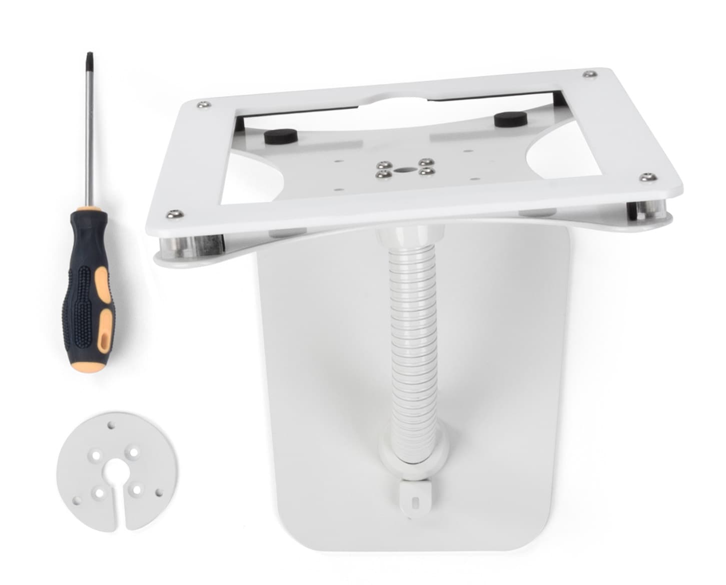 Custom secure flexible iPad 12.9 stand with all hardware included