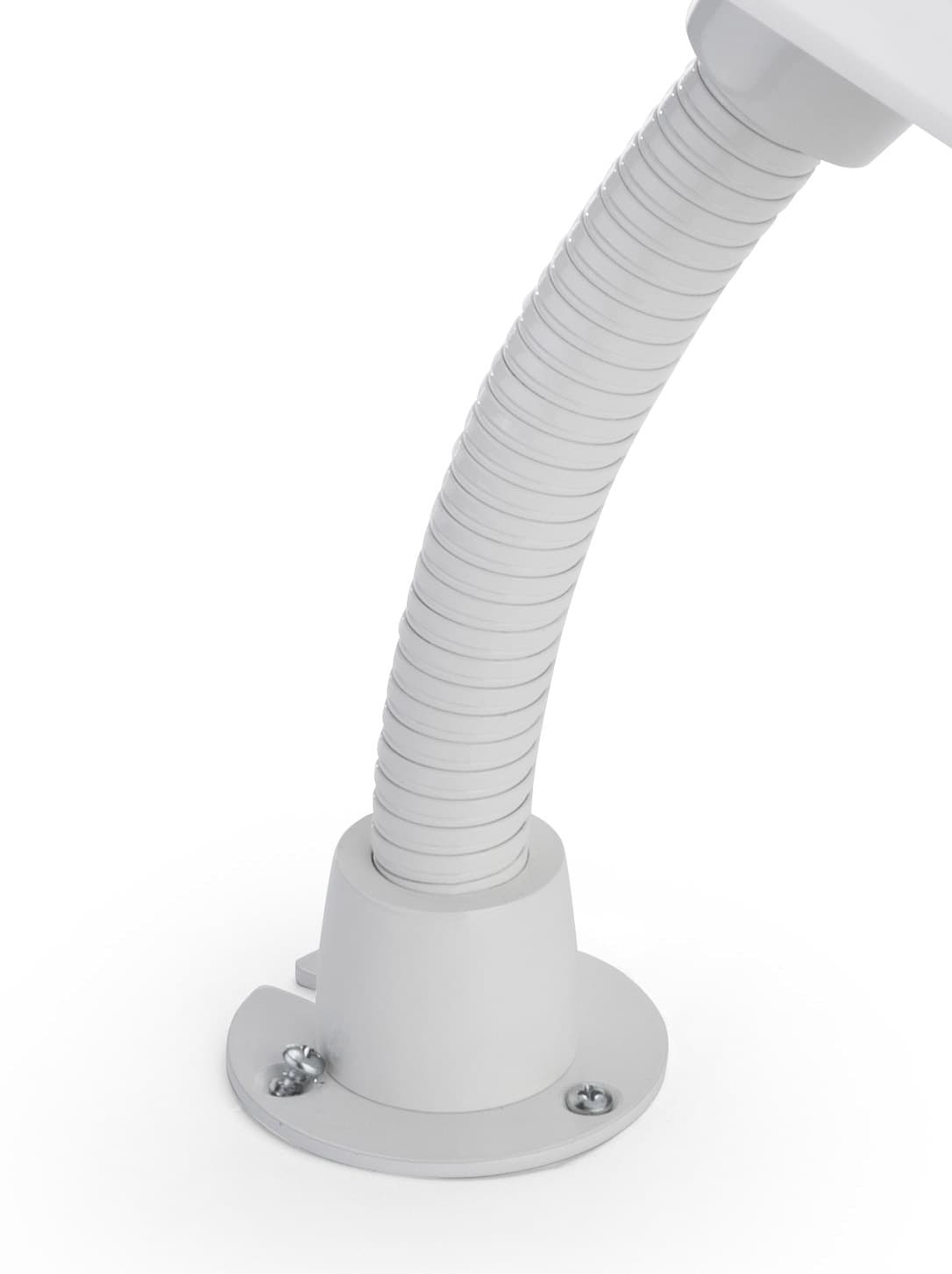Custom secure flexible iPad 12.9 stand with permanent mounting option