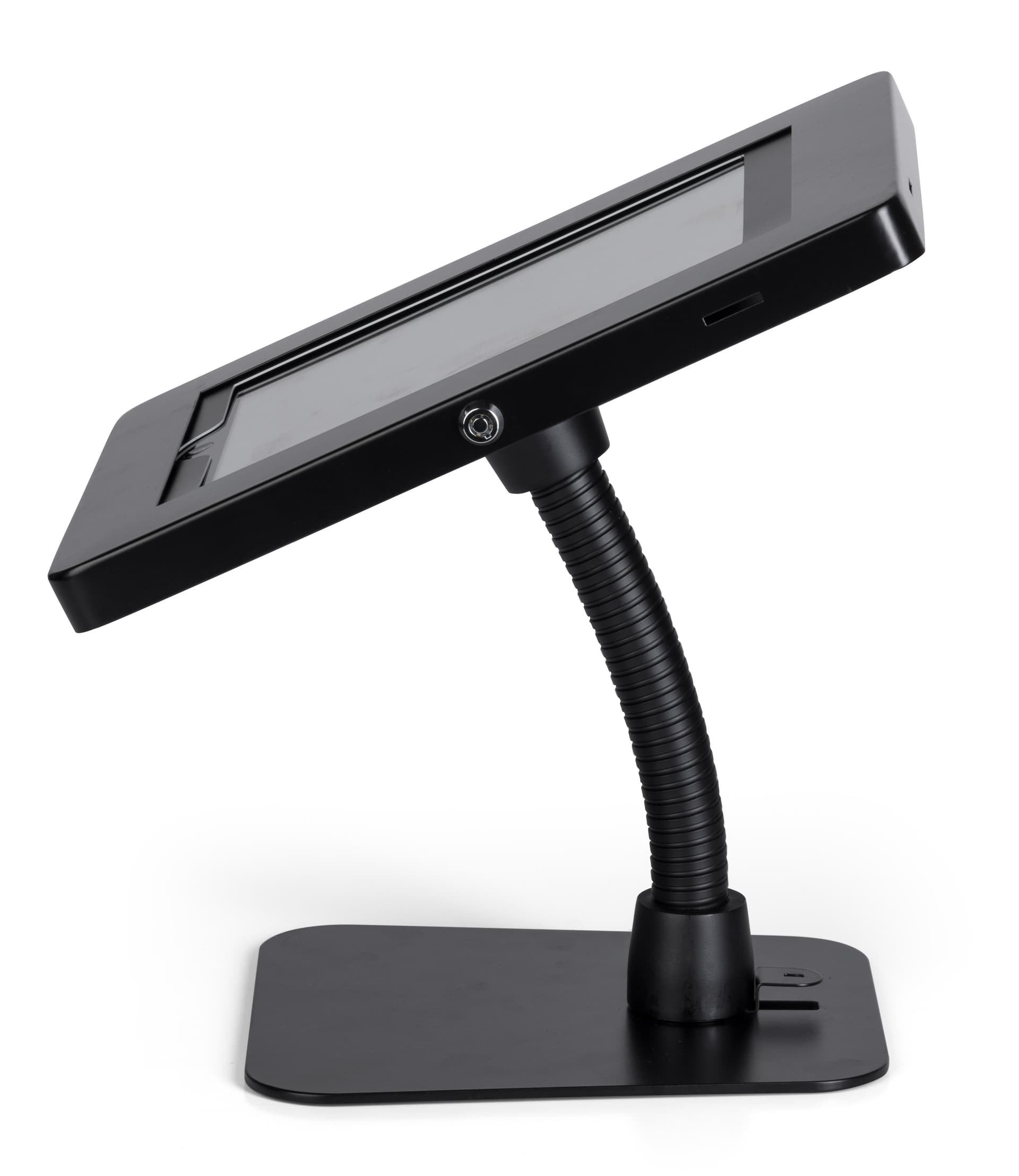 iPad anti-theft tablet stand holder with lock