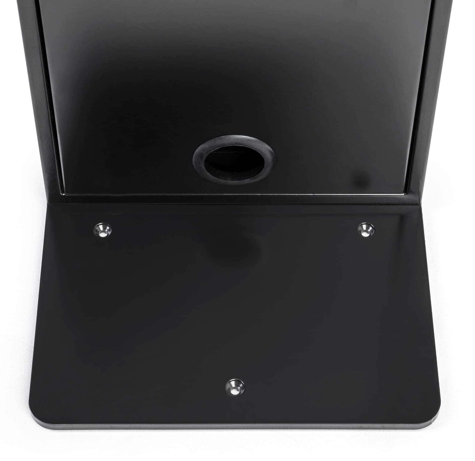 Tablet floor stand with secure steel base