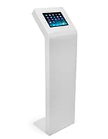White floor stand for tablet 9.7" iPad and Galaxy Tab devices