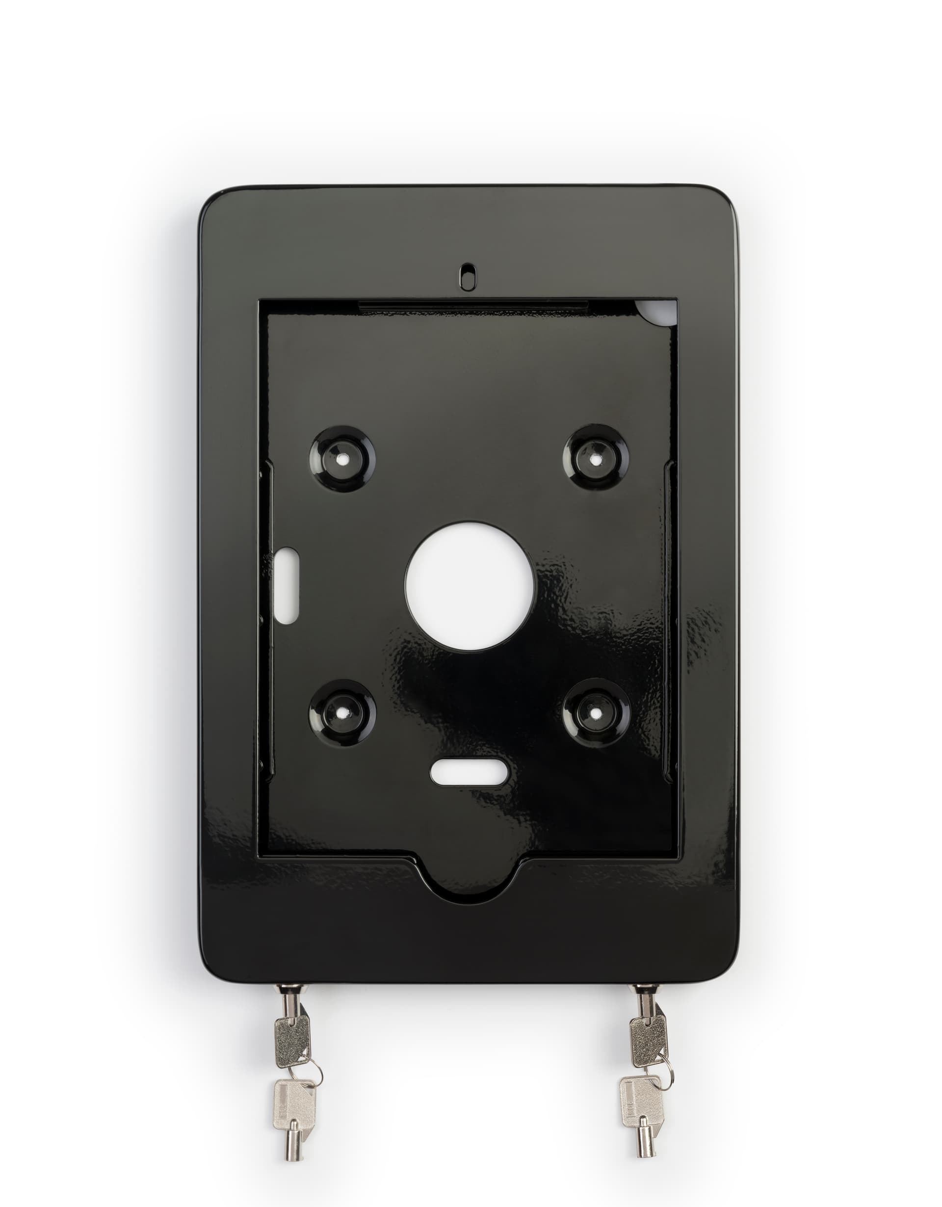 iPad Pro freestanding floor stand with exposed home button