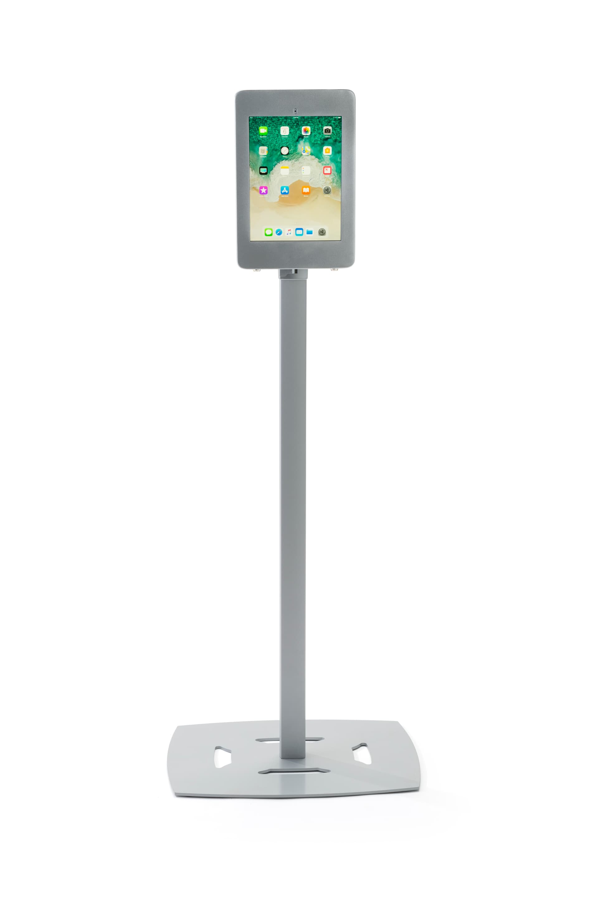 iPad Pro POS floor stand in portrait orientation