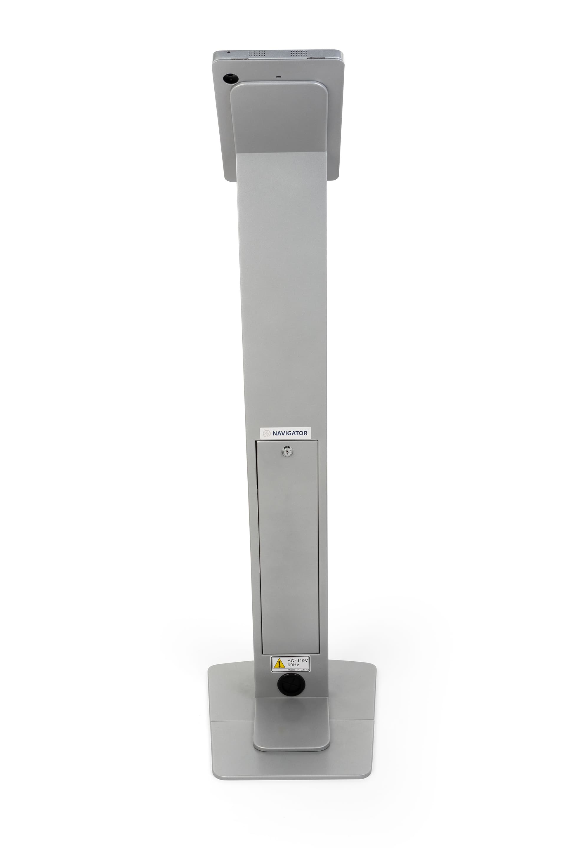 Navigator series 11 inch iPad pro stand with cable management compartment