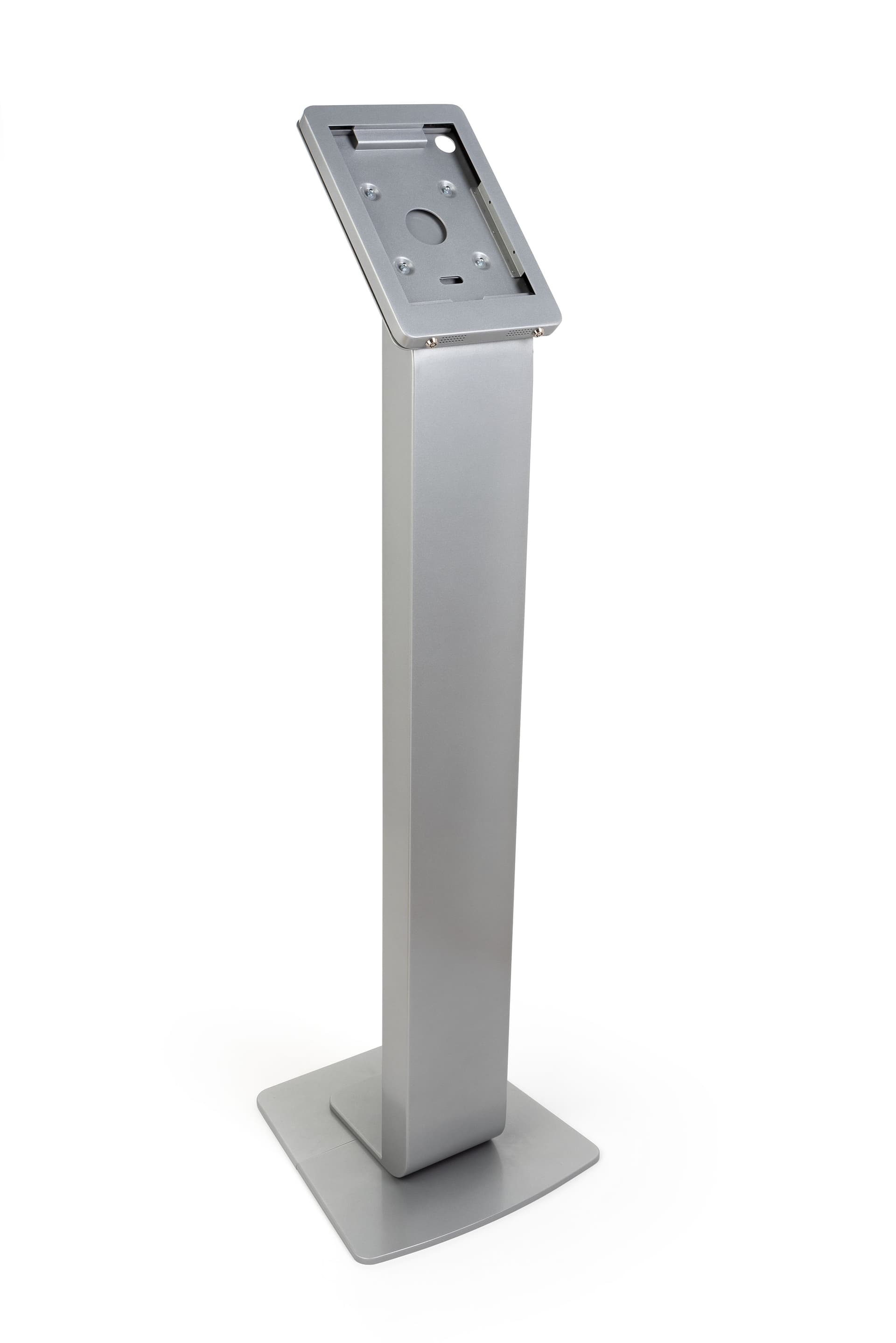 Functional 11 inch iPad pro stand with silver finish 