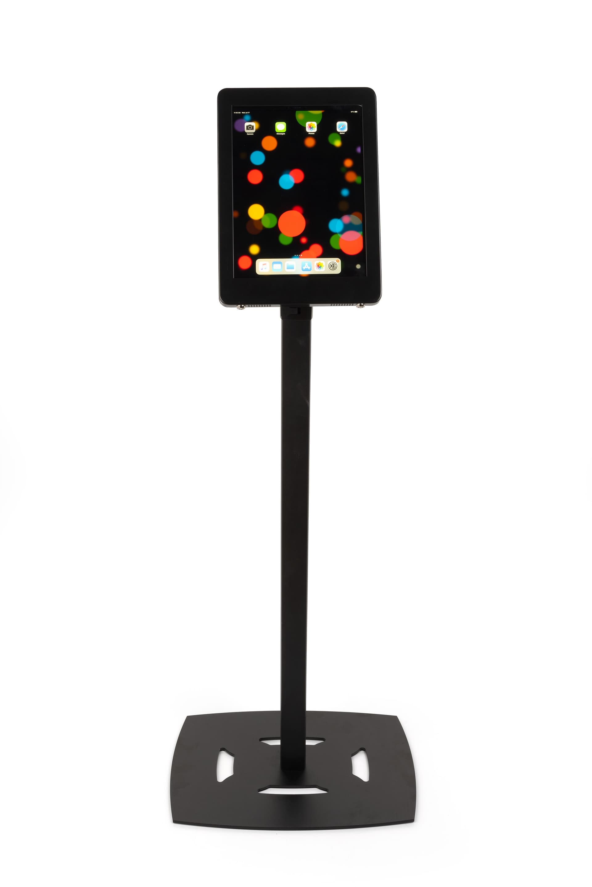 iPad pro convertible floor stand with sturdy metal base