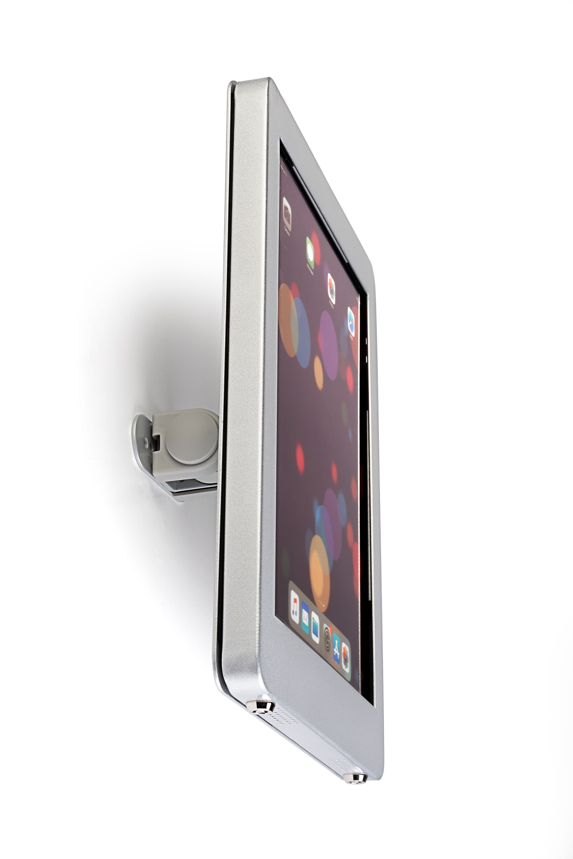 Secure iPad wall mount with strong aluminum casing