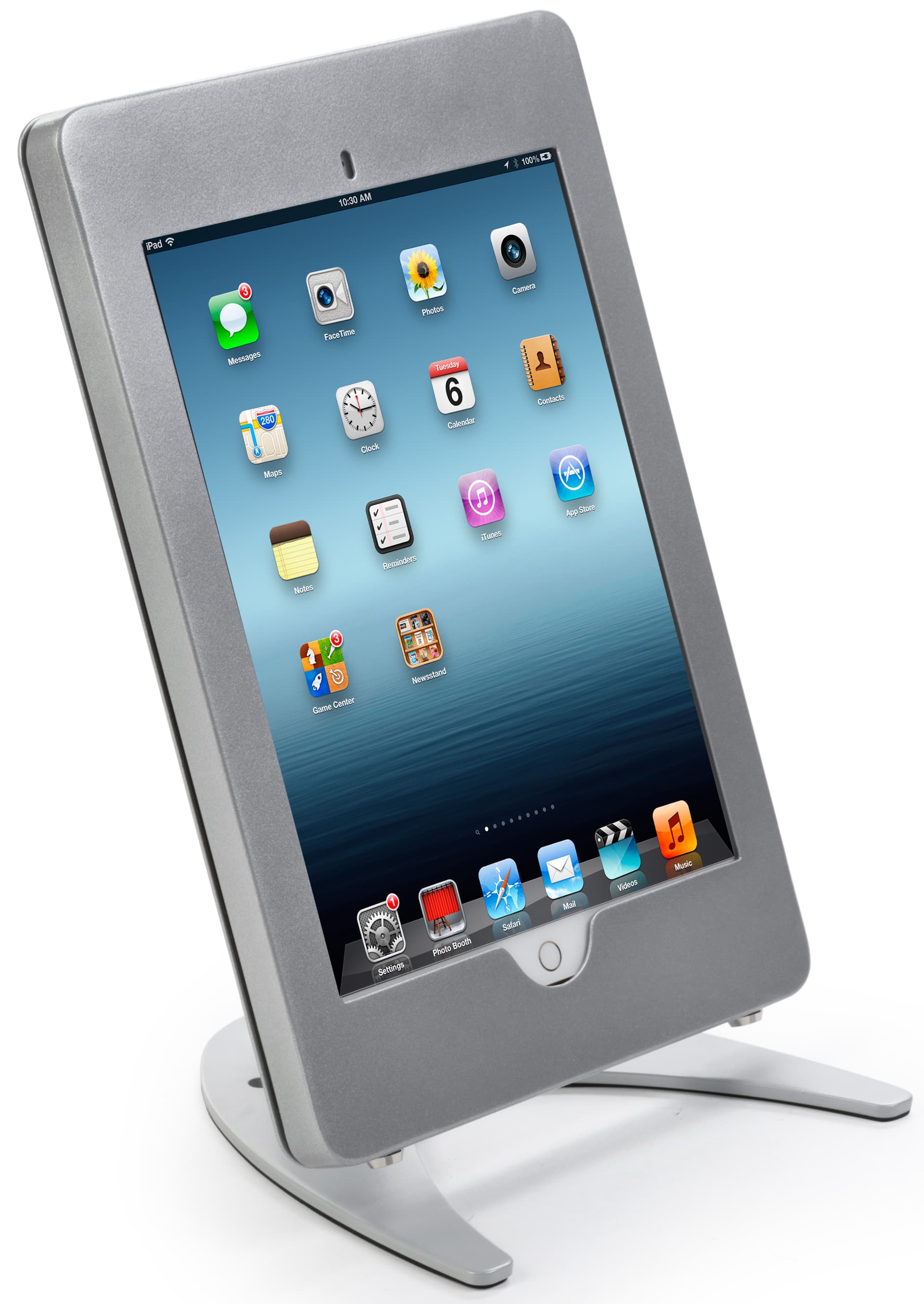 Silver iPad Pro Counter Stand