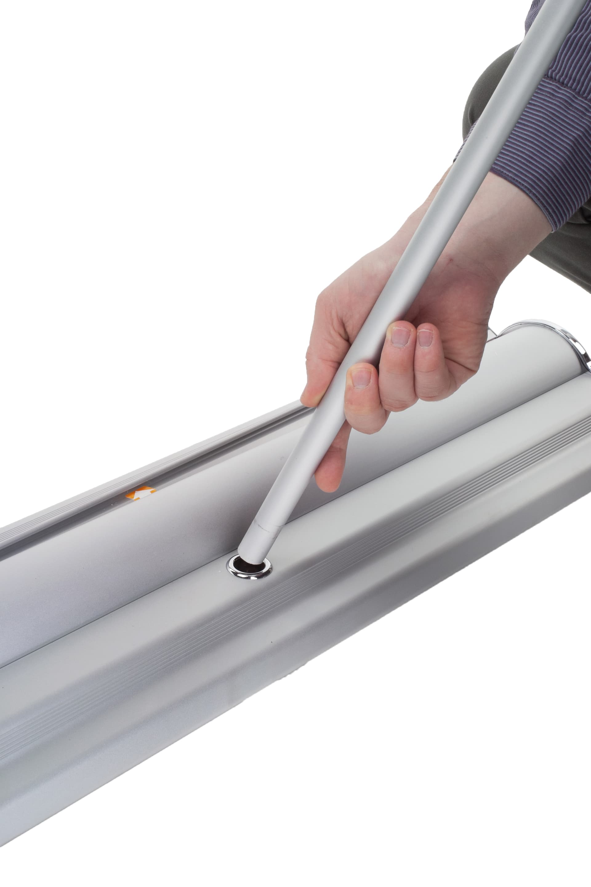 33" Retractable Vinyl Banner Stand with Aluminum Frame
