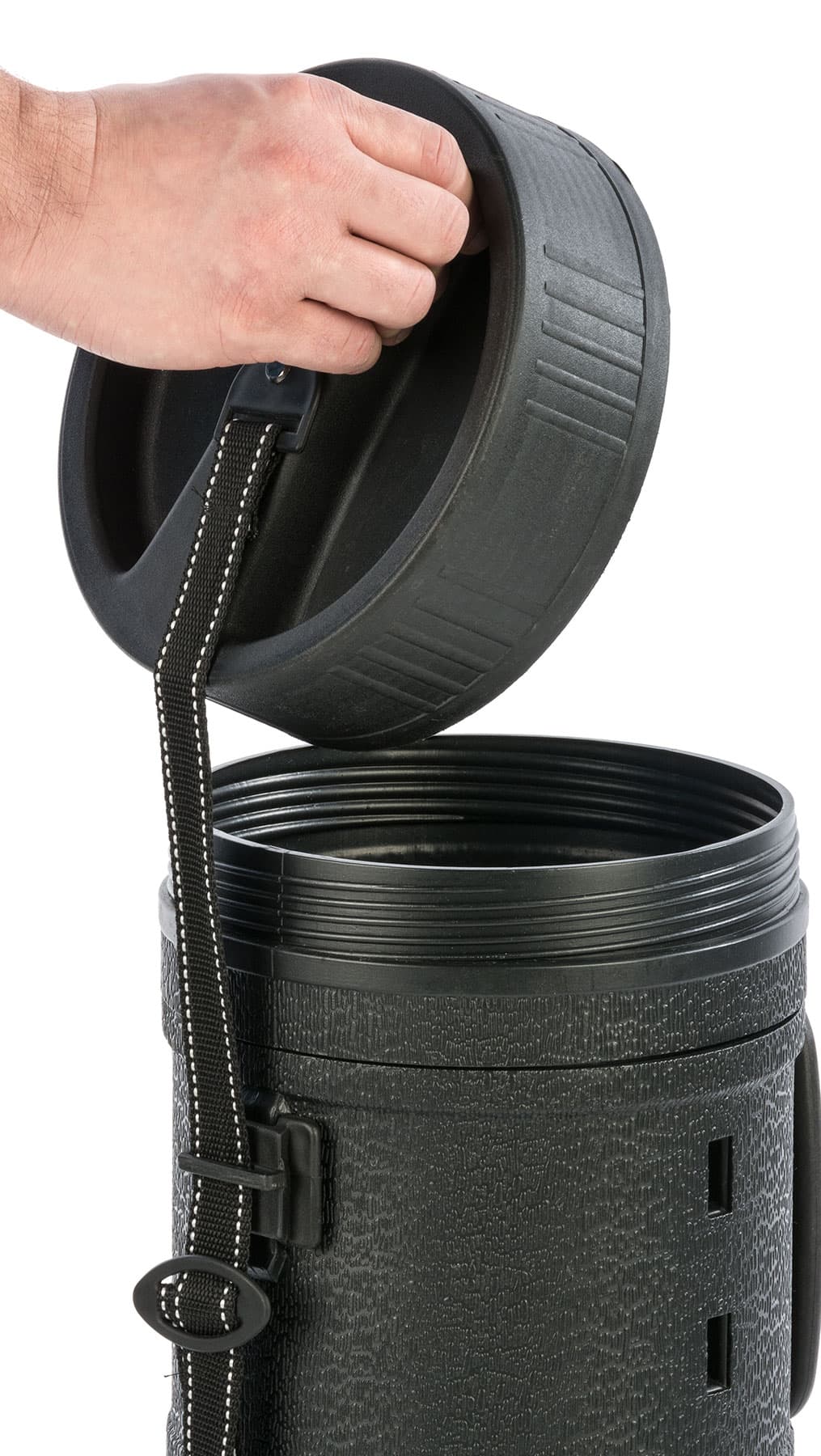 Trade Show Carry Case has a Built In Adjustable Handle