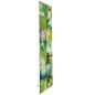 L-Shaped Banner Stand w/ 35.5”w Custom Printed Graphics, Portable - Silver