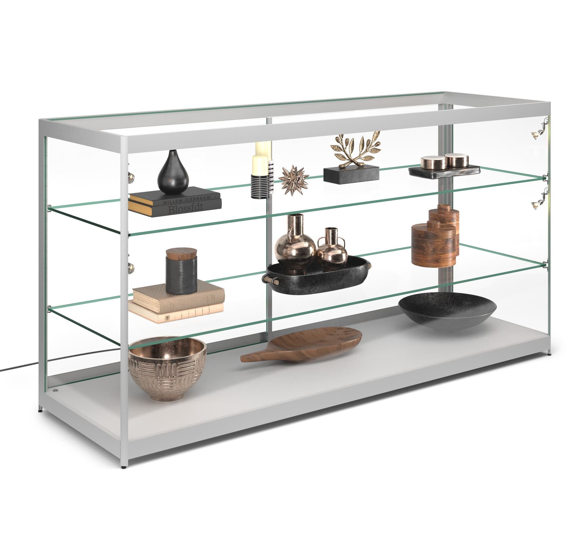 72" Wide LED Counter Display Case