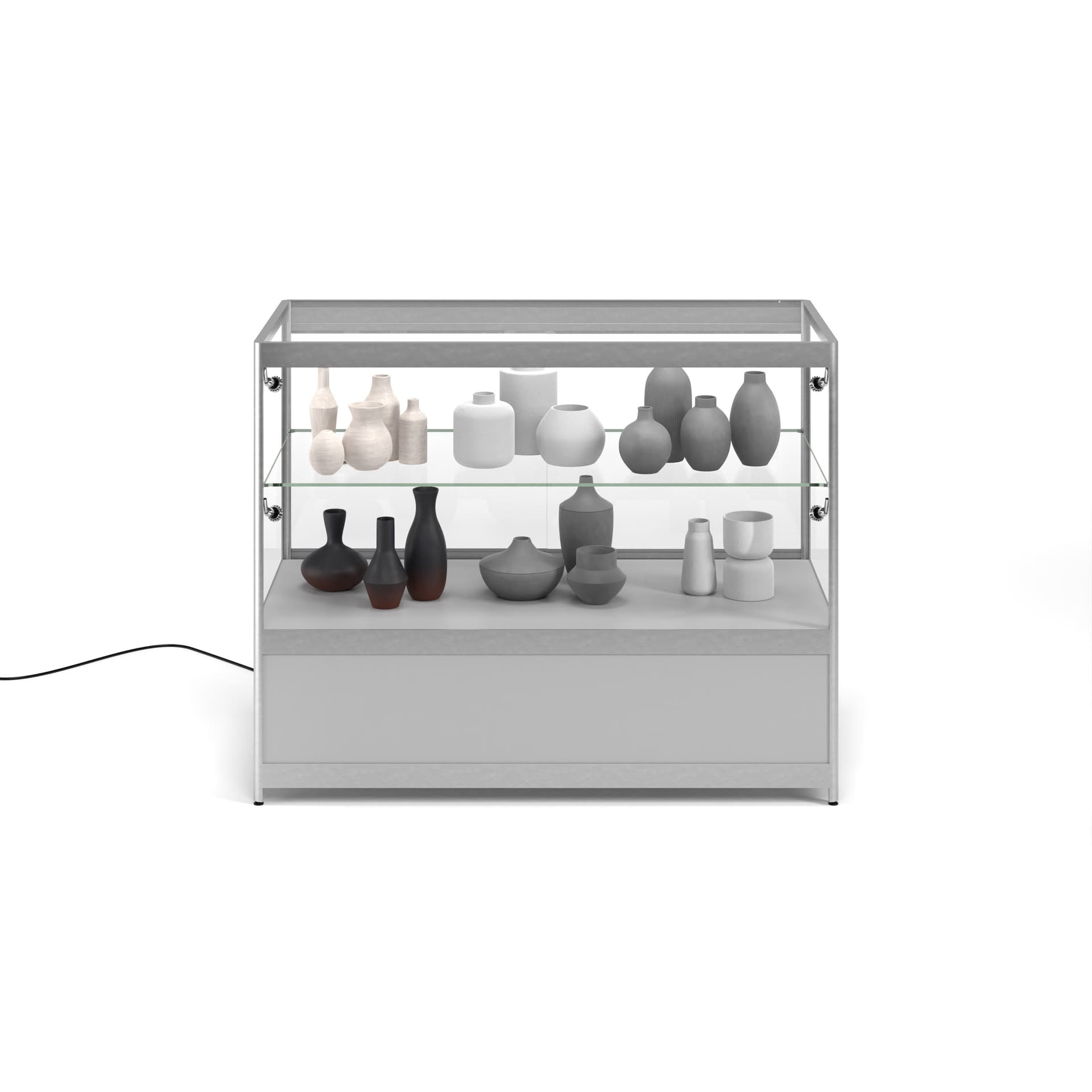 Display case with illumination