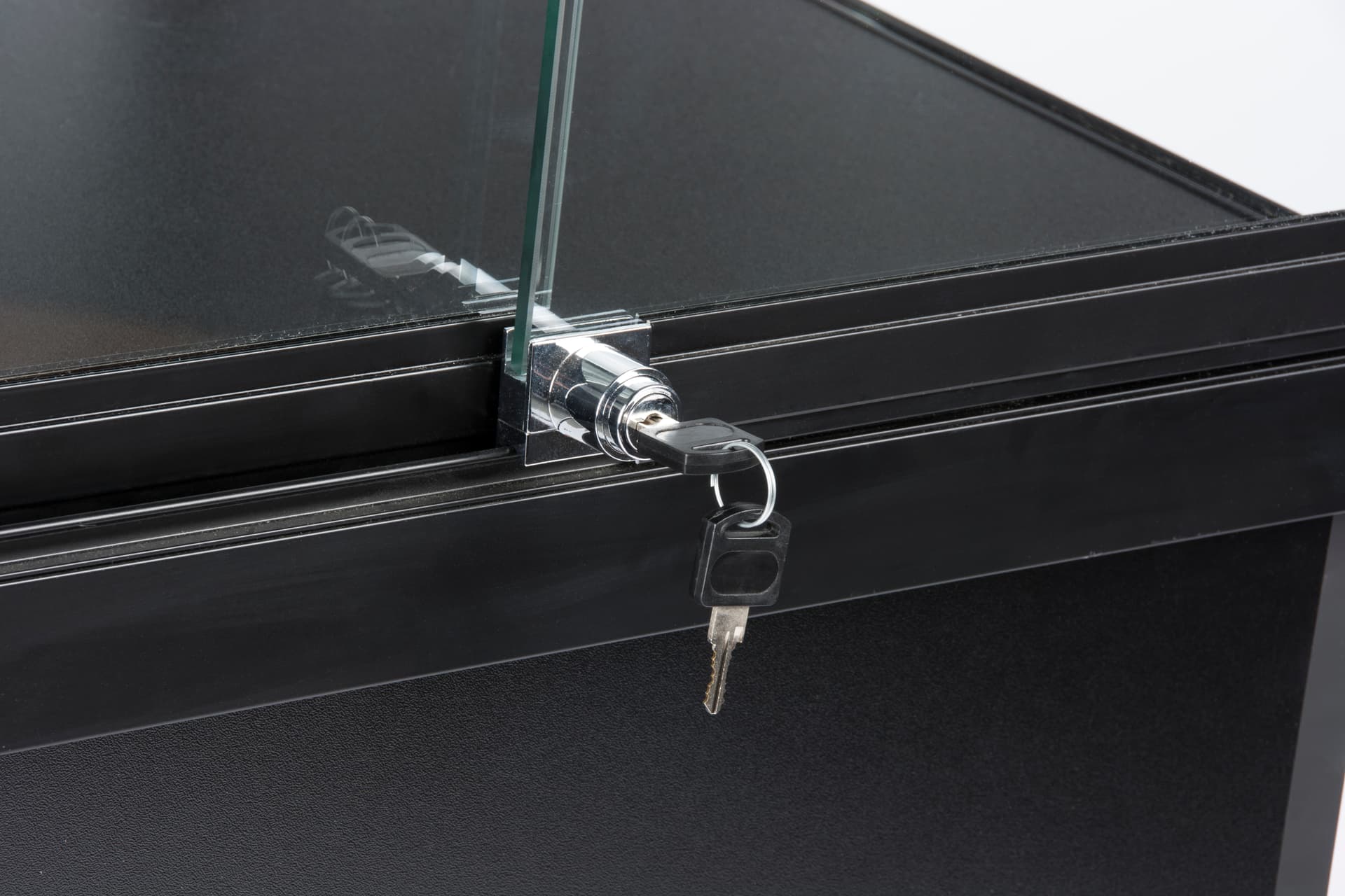 LED Display Case Pedestal with Lock