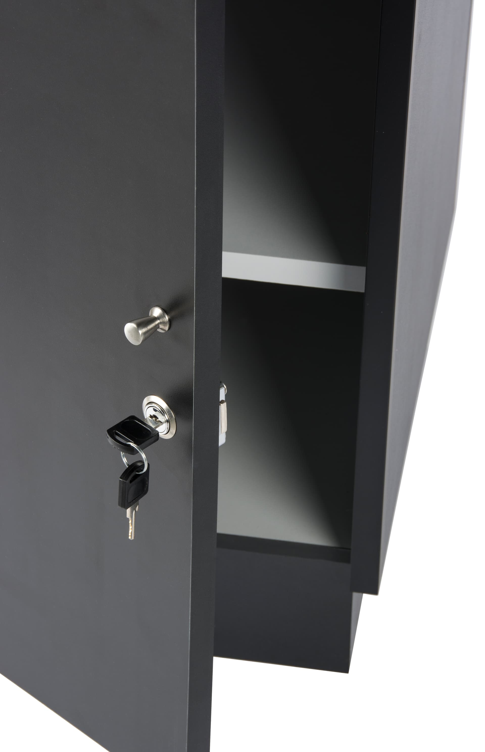 Lockable Jewelry Display Case with 2 Storage Cabinets