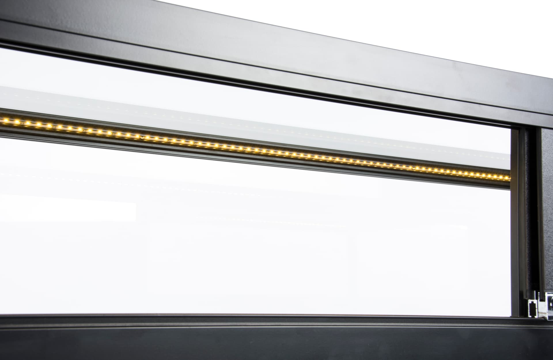 Lockable Jewelry Display Case with Top Down LED Lighting