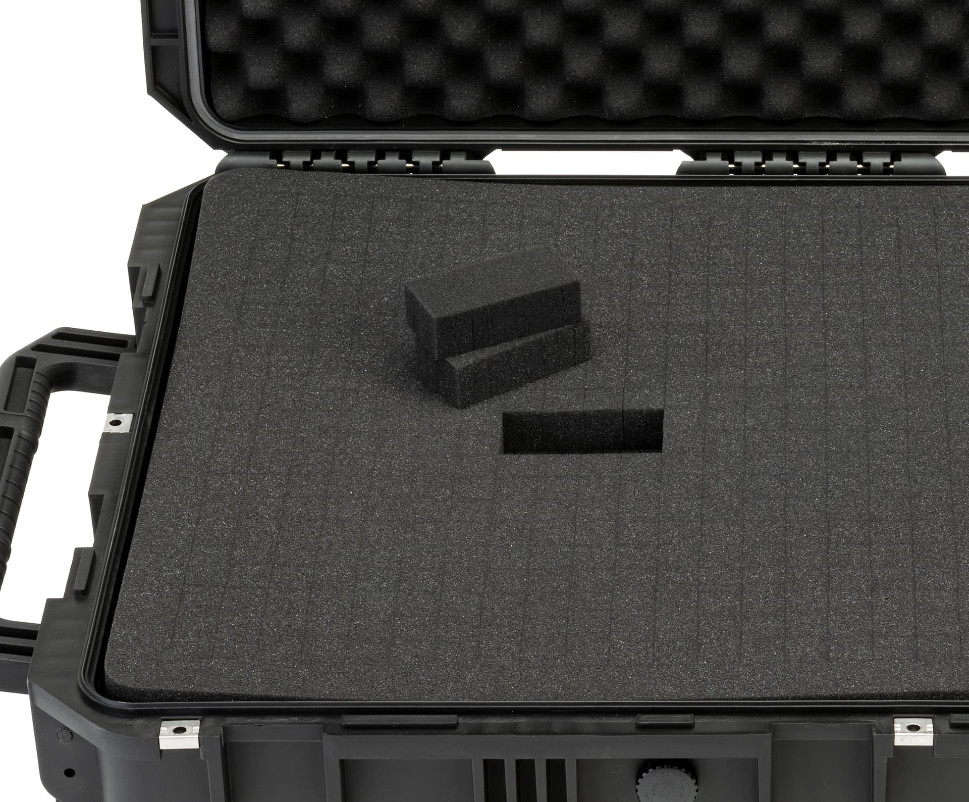 Pick and pluck foam sheets with easily removable small scored cubes