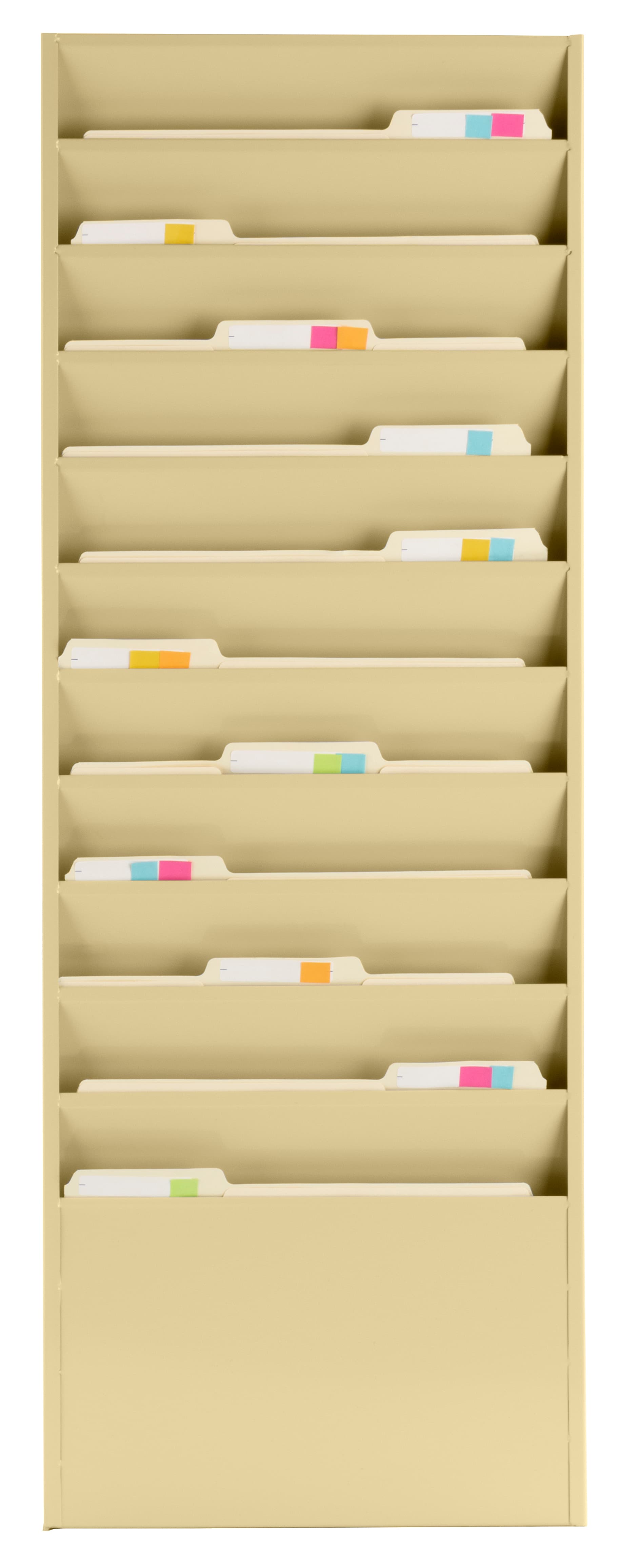 Wall File Holders - Front View