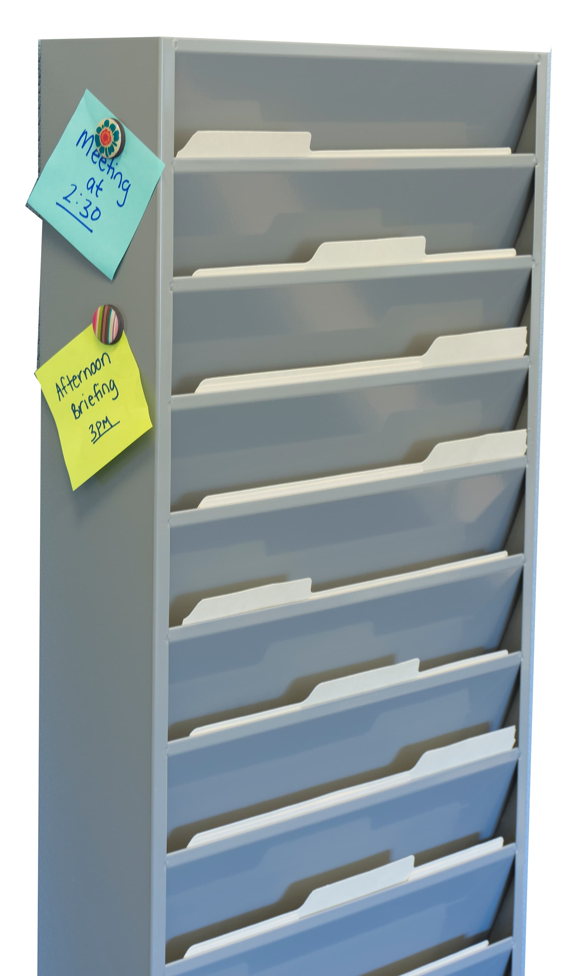 Wall Pocket File with Magnetic Surface