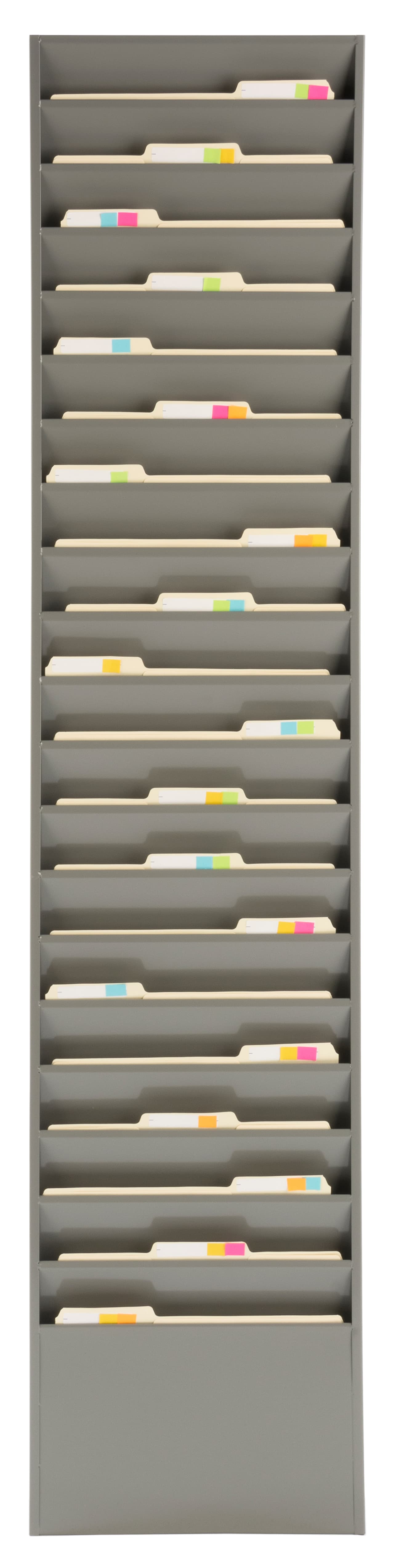 Wall Pocket File with 20 Pockets