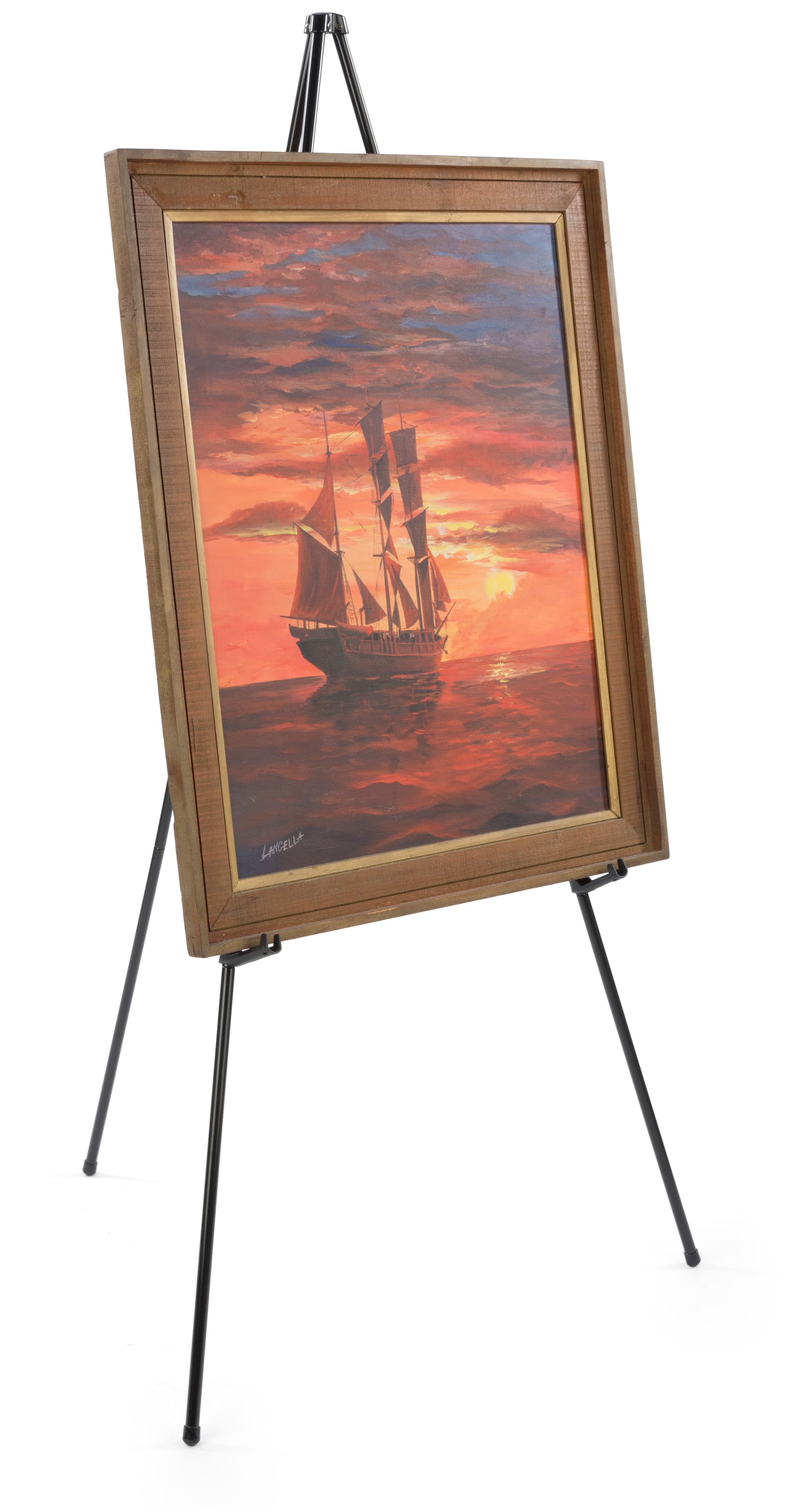 Floor Standing Tripod Easel for Large Paintings