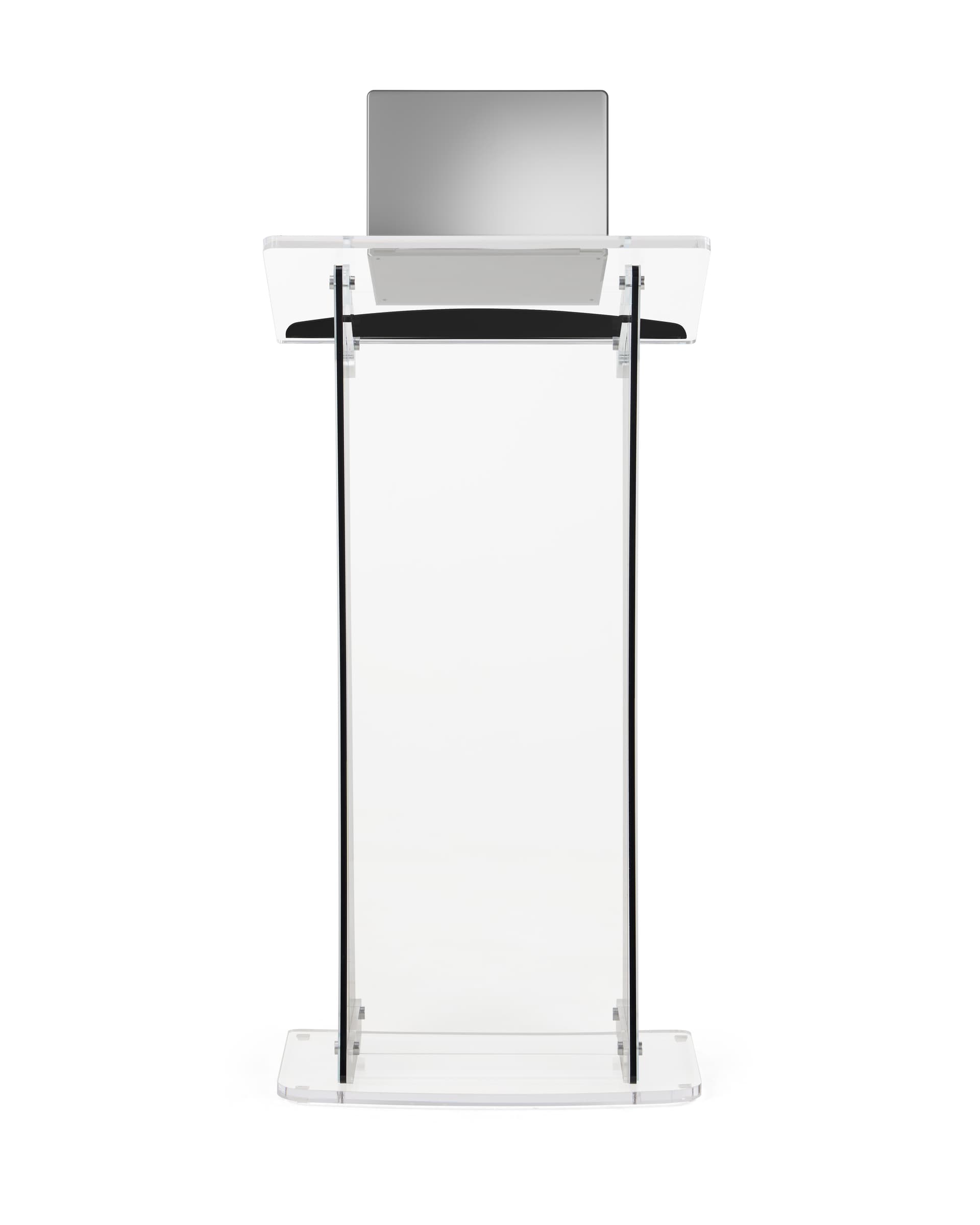 Collapsible acrylic podium with modern design