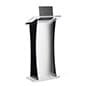 Acrylic Podium for Floor with Collapsible Design, Easy Assembly 