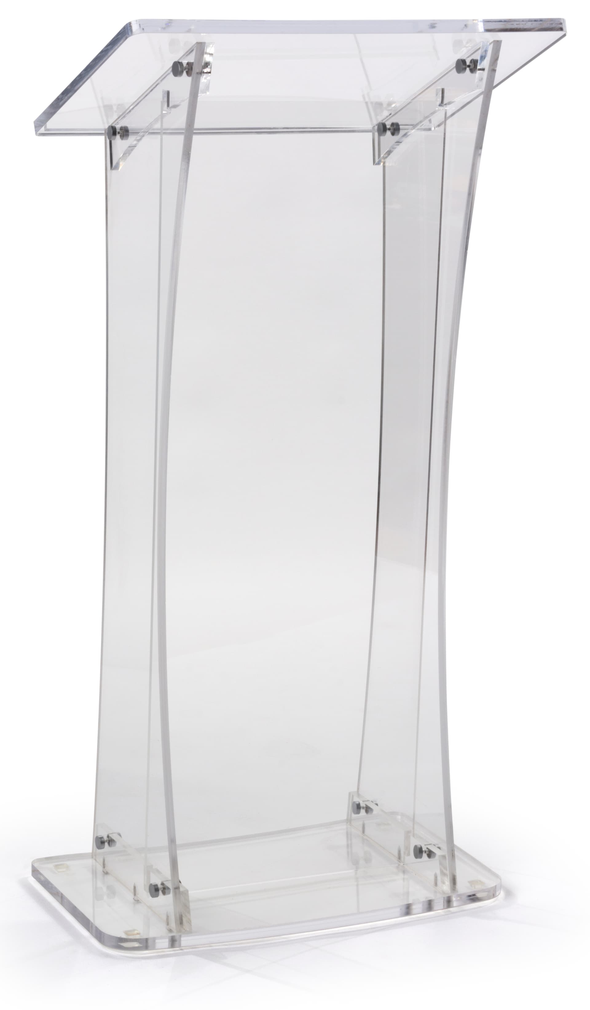 Collapsible Acrylic Podium with Large Surface