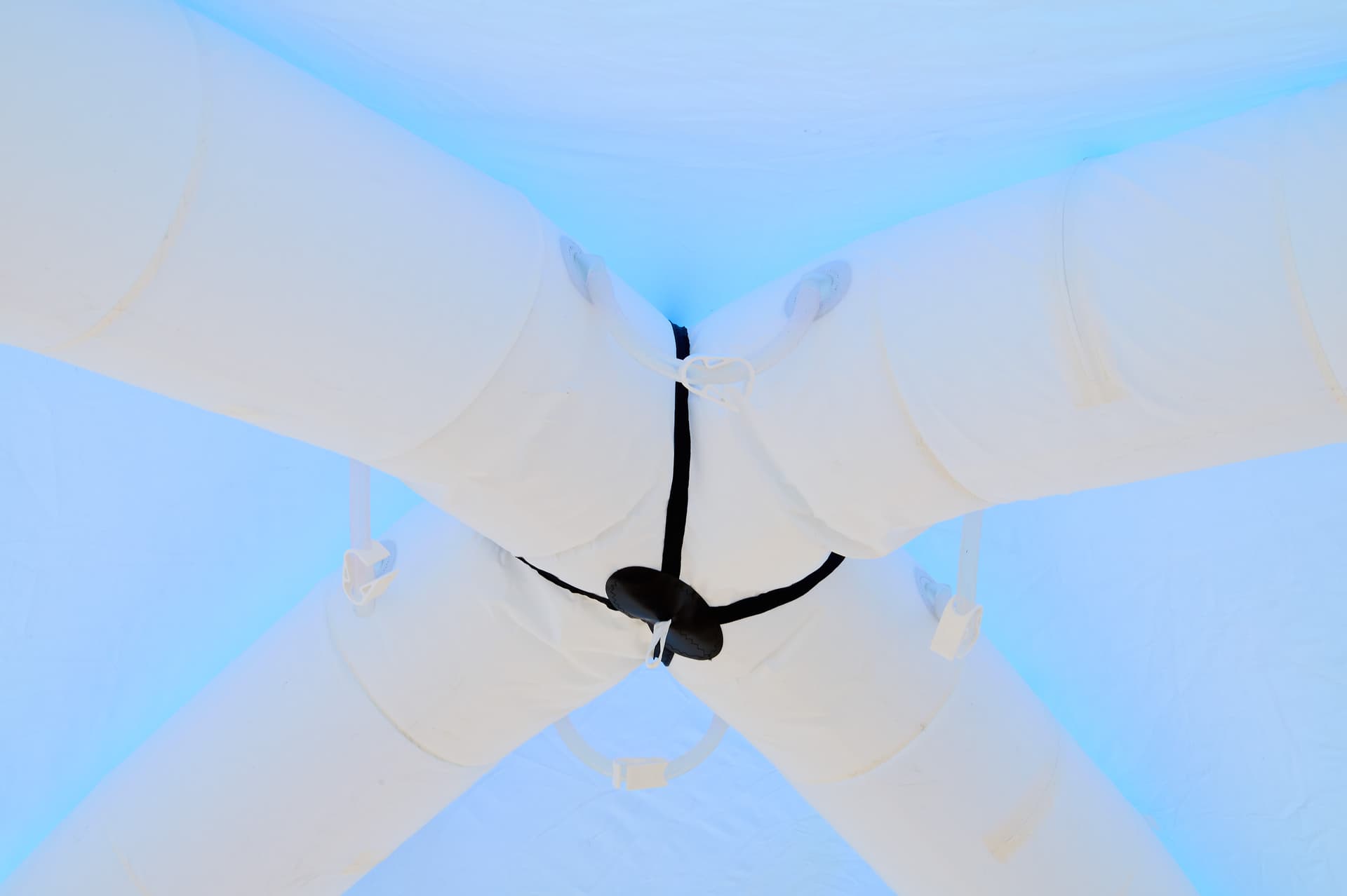 13' inflatable dome tent with air clamps