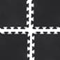 10' x 10' Premium Foam Flooring, 1/2" Thick, Pebbled Finish - Black