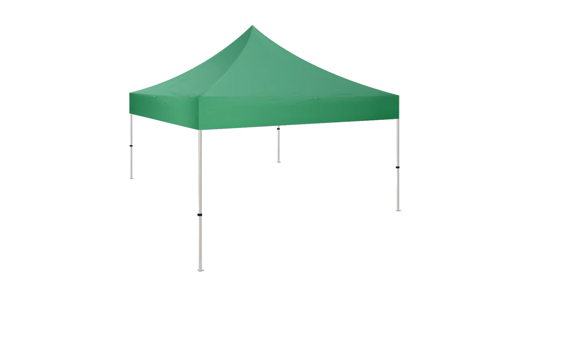 10x10 pop up canopy tent with green polyester material