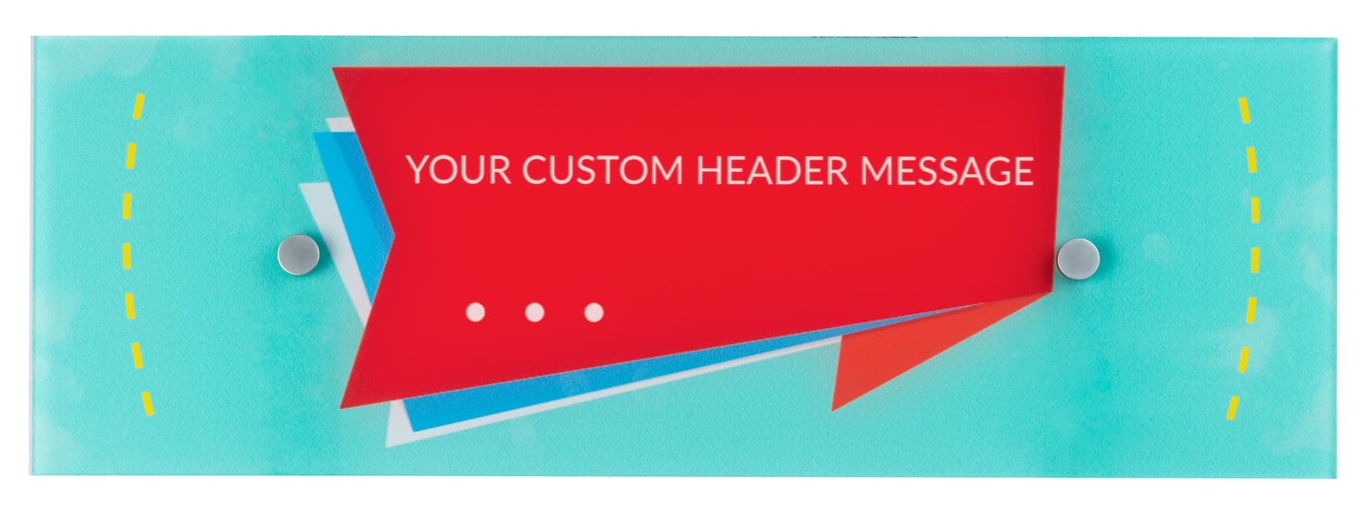 Custom Acrylic Panel Wall Sign with Full-Color Print