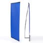 31 x 86-Inch Portable Hook-and-Loop Banner Stand - Blue
