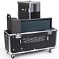 TV Storage Case with Foam Interior for Monitors 40 to 46-Inch, Locking Wheels - Black