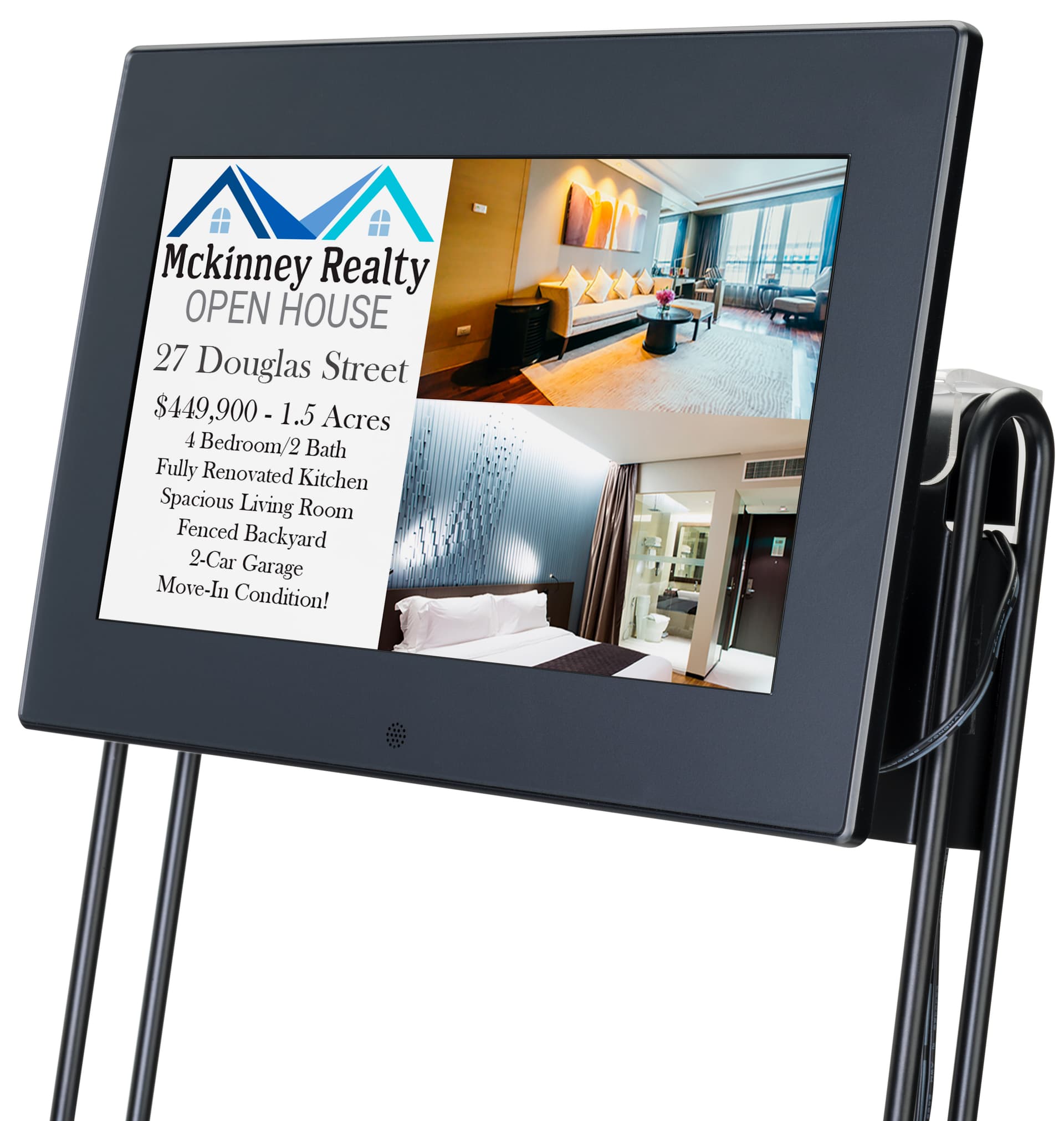 10.1” digital sign for DGNCYBRBLK