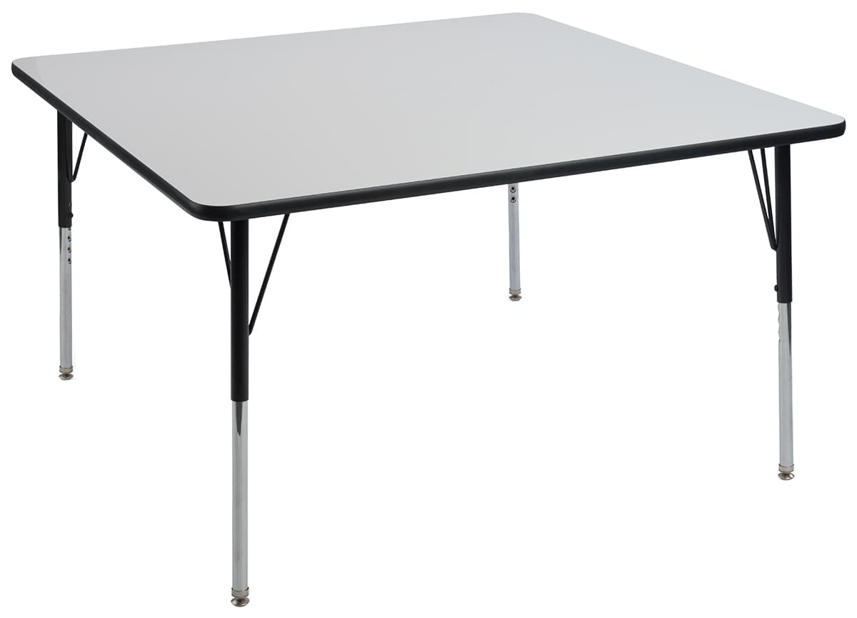 Square Whiteboard Table with 48" x 48" Top