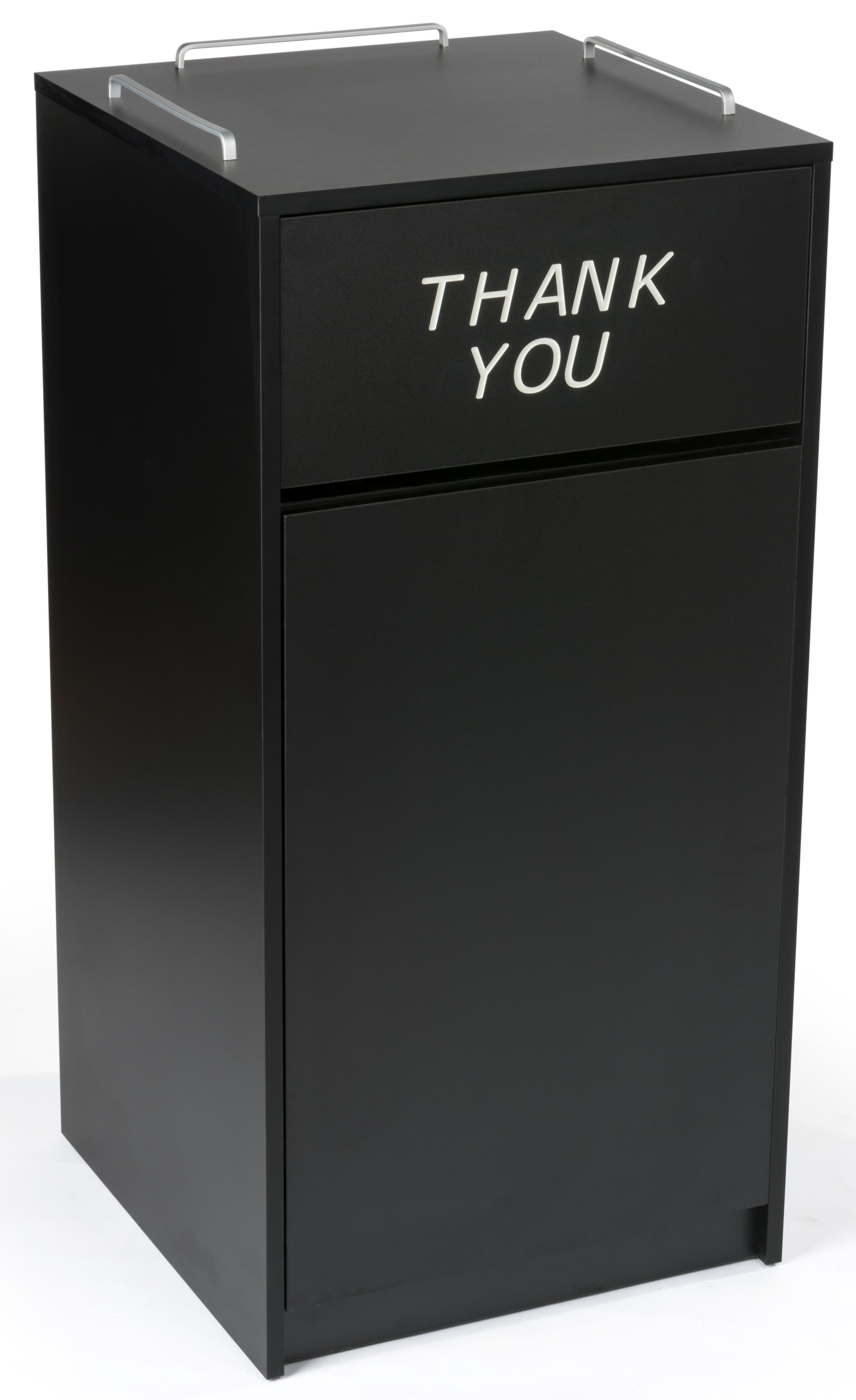 Thank You Restaurant Receptacle w/ Tray Top