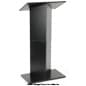 Portable Podium with Knockdown Design, 46.75" tall - Black