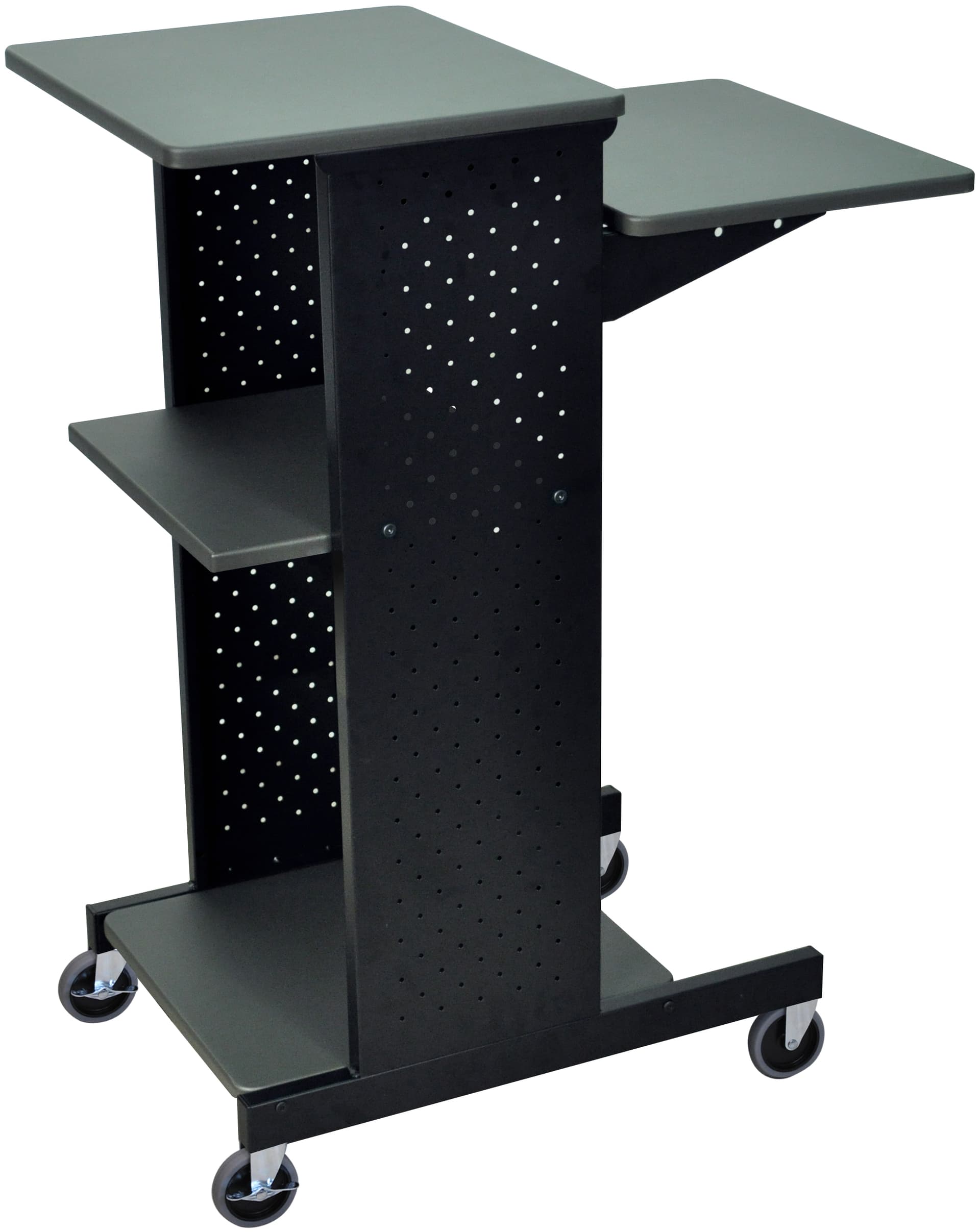 Laptop Station with Wheels & Brakes