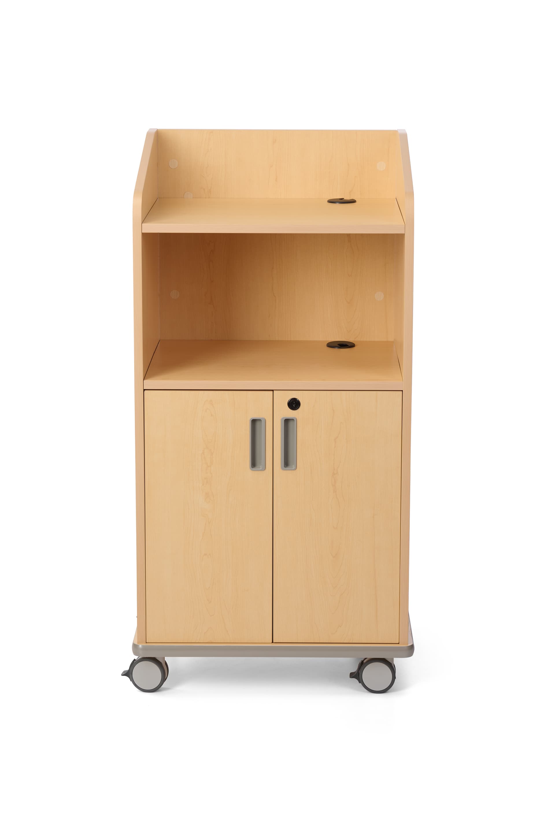 Modern Floor Lectern on Wheels is perfect for restaurants, trade shows, and more